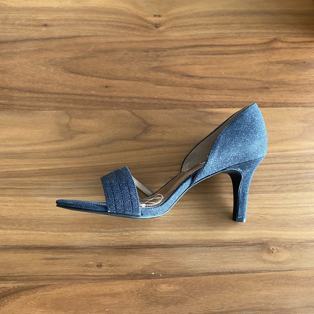 Sparkly Navy Heels